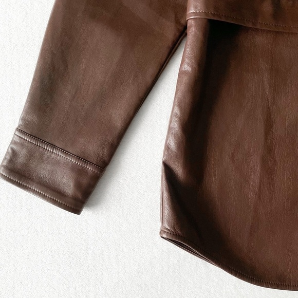 BABATON NWOT Vegan Leather Belted Jacket - Picture 7 of 13